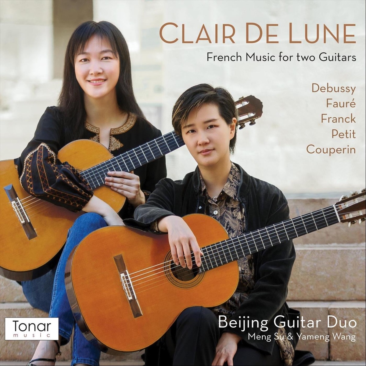 Clair De Lune: French Music for Two Guitars by Beijing Guitar Duo album cover