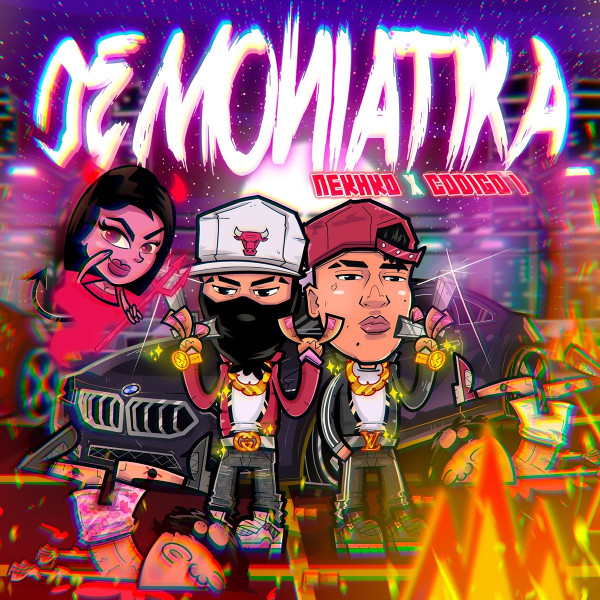 DEMONIATIKA - Single by NEKHKO, 009Kriss & Codigo 1 album cover