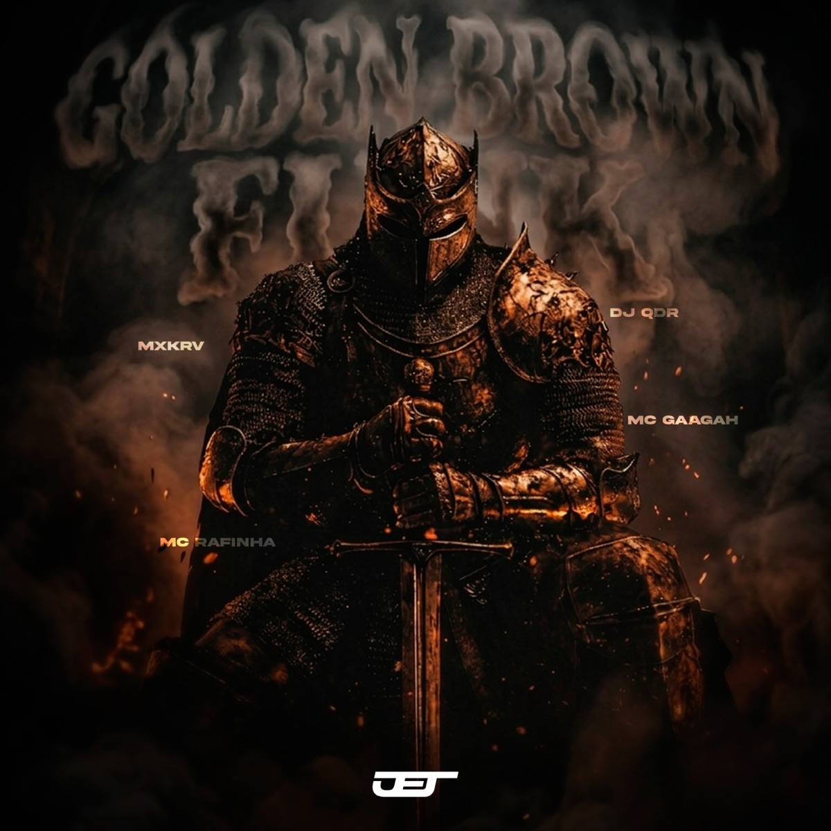 GOLDEN BROWN FUNK - EP by MXKRV, DJ QDR, MC Rafinha & Mc Gaagah album cover