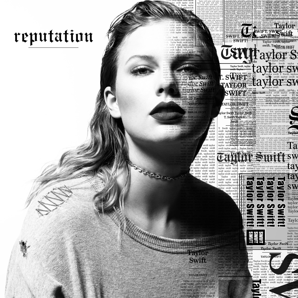 reputation by Taylor Swift album cover artwork