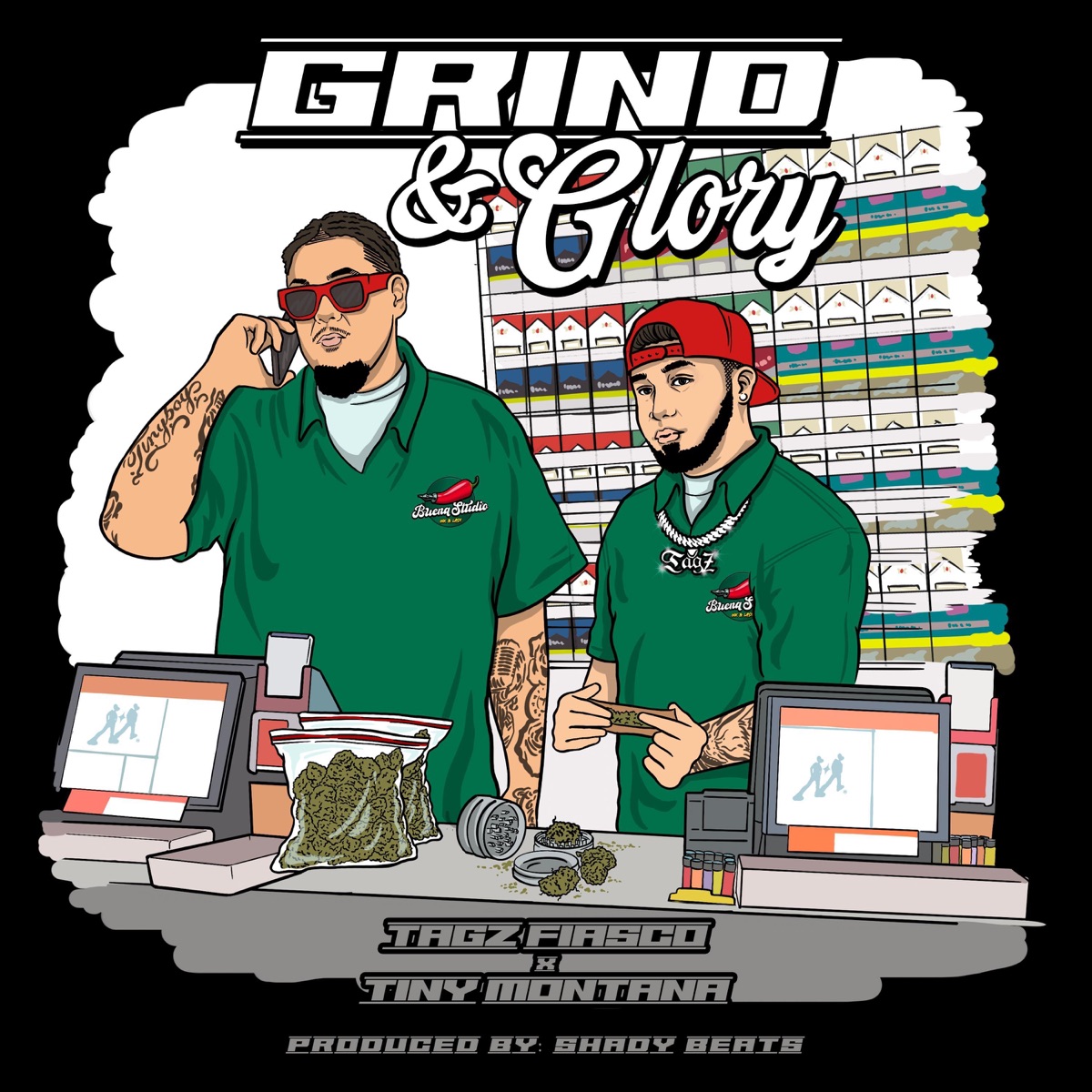 Grind and Glory (feat. Tiny Montana) - Single by Tagz Fiasco album cover