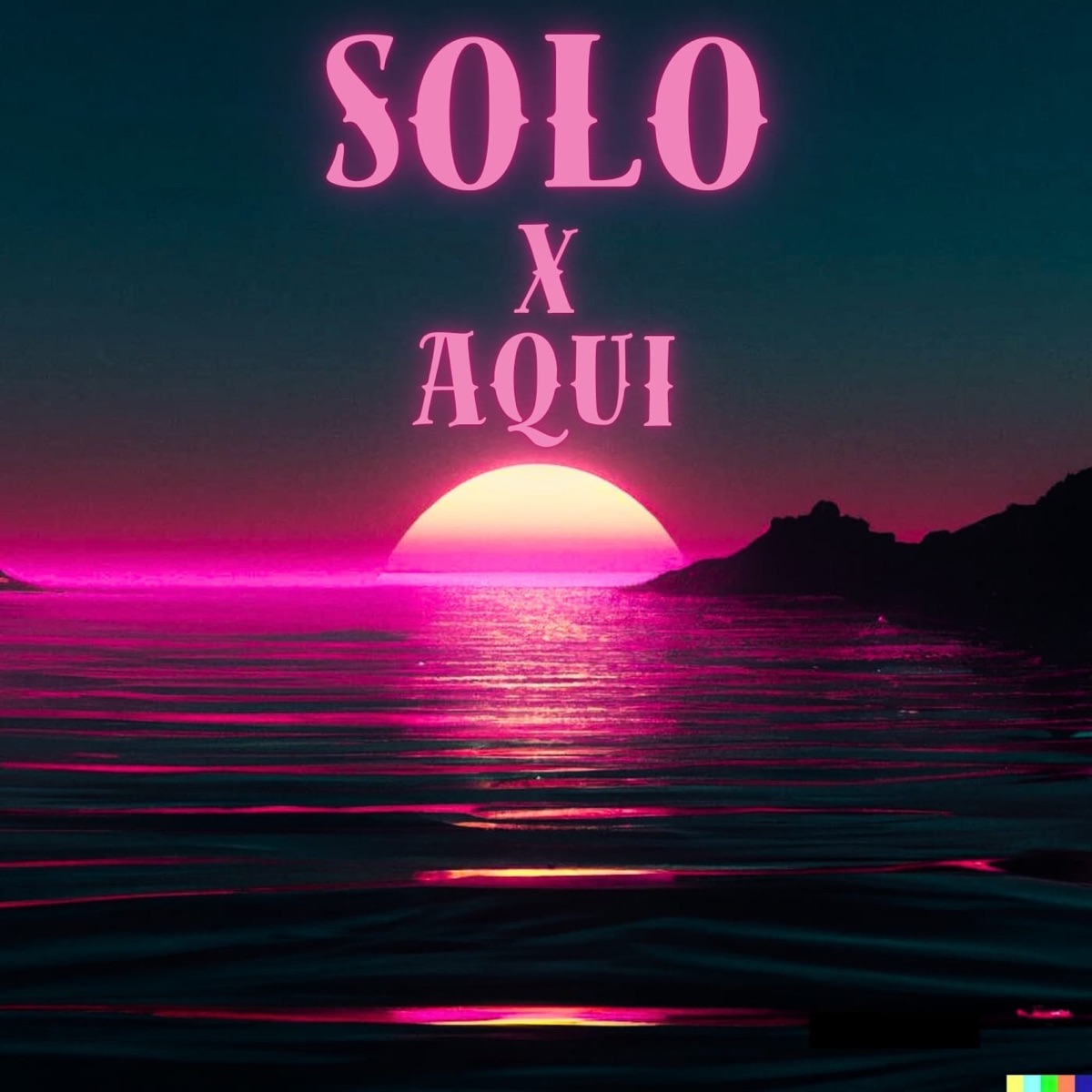 Solo X Aquí - Single by Daniel Ortega album cover