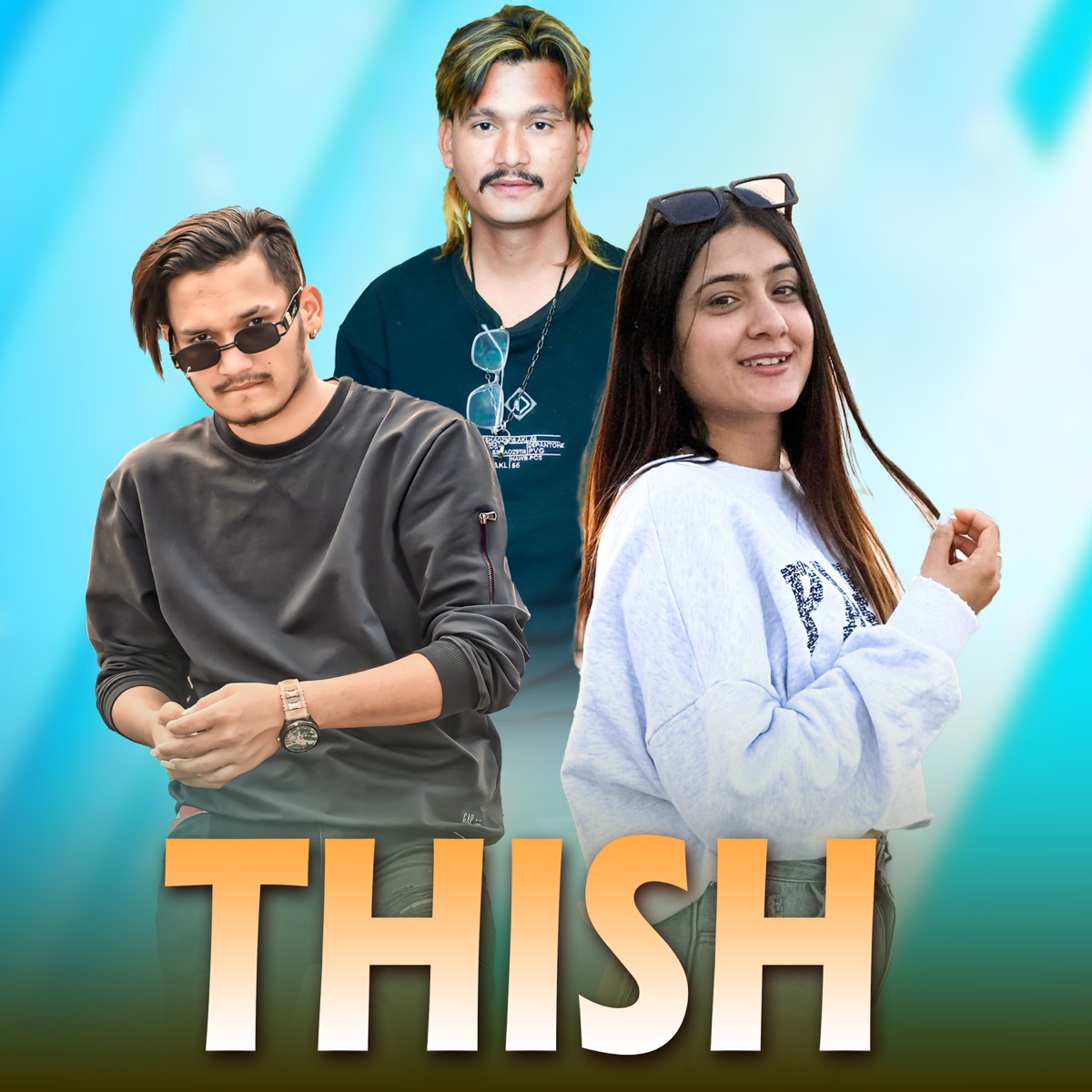 Thish (feat. Pujan Ghimire) - Single by Tekendra Rokaya, Tirpti khadka & Hemraj Thapa Baburaja album cover