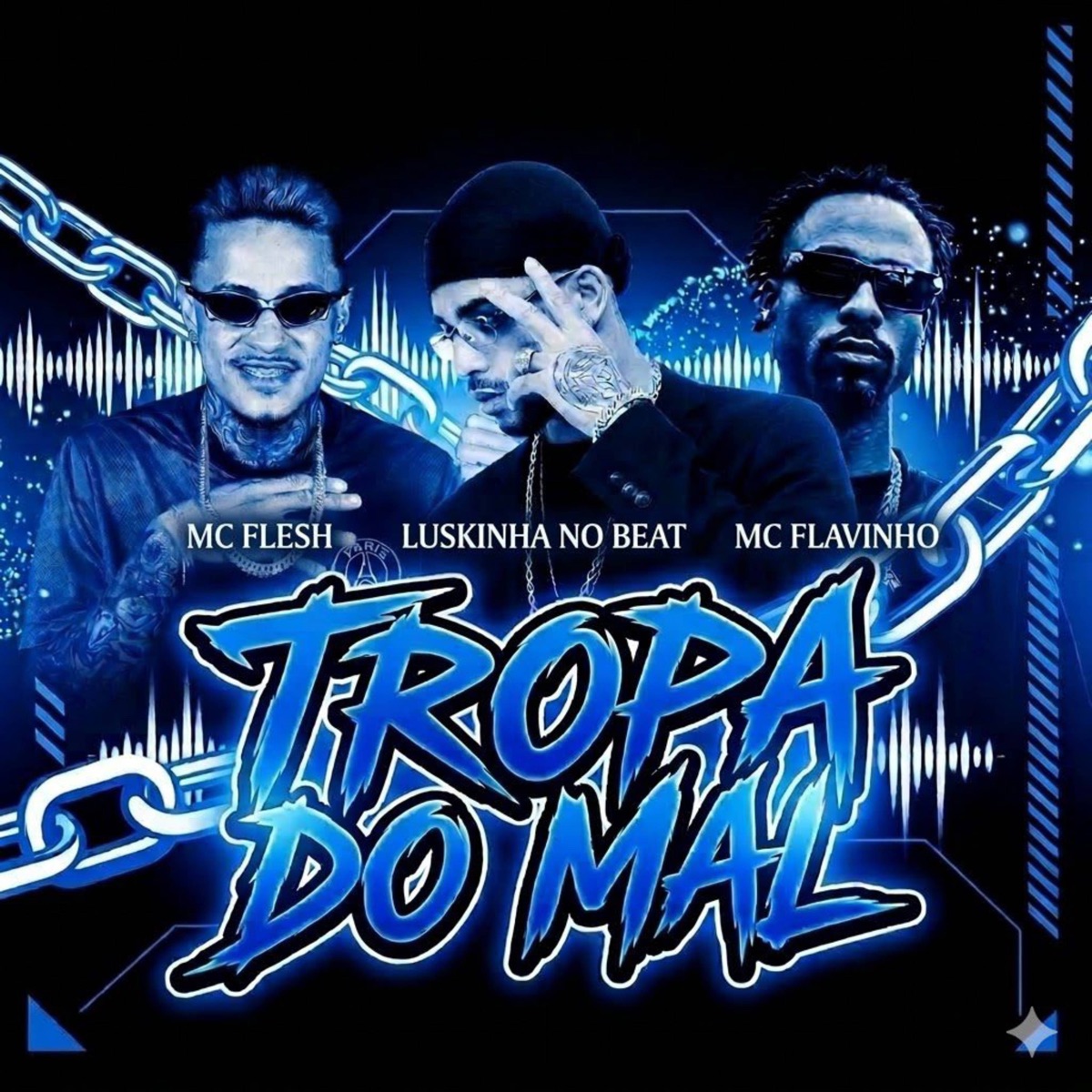 TROPA DO MAL (feat. MC Flavinho) - Single by MC Flesh & Luskinha 081 album cover