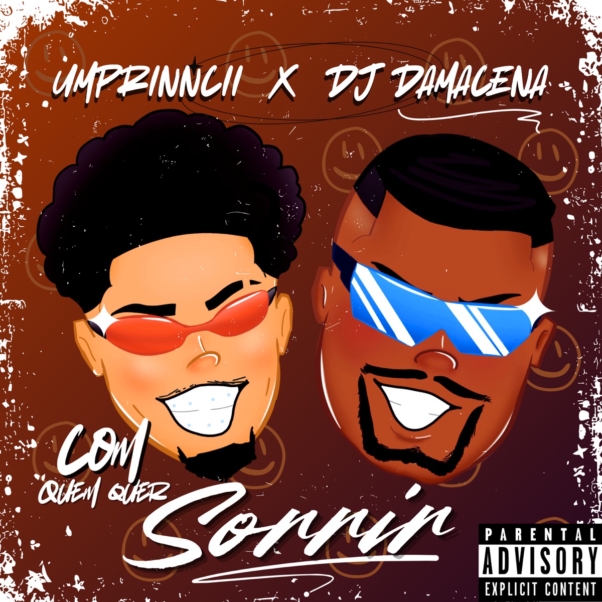 COM QUEM QUER SORRIR - Single by UmPrinncii, Dj Damacena & Dunada album cover