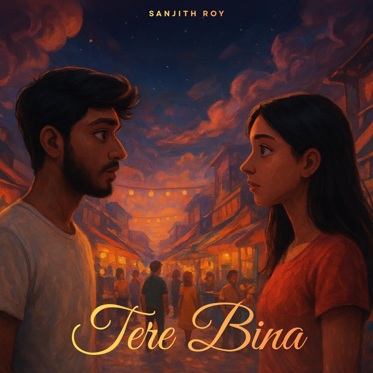 Tere Bina - Single by Sanjith Roy album cover