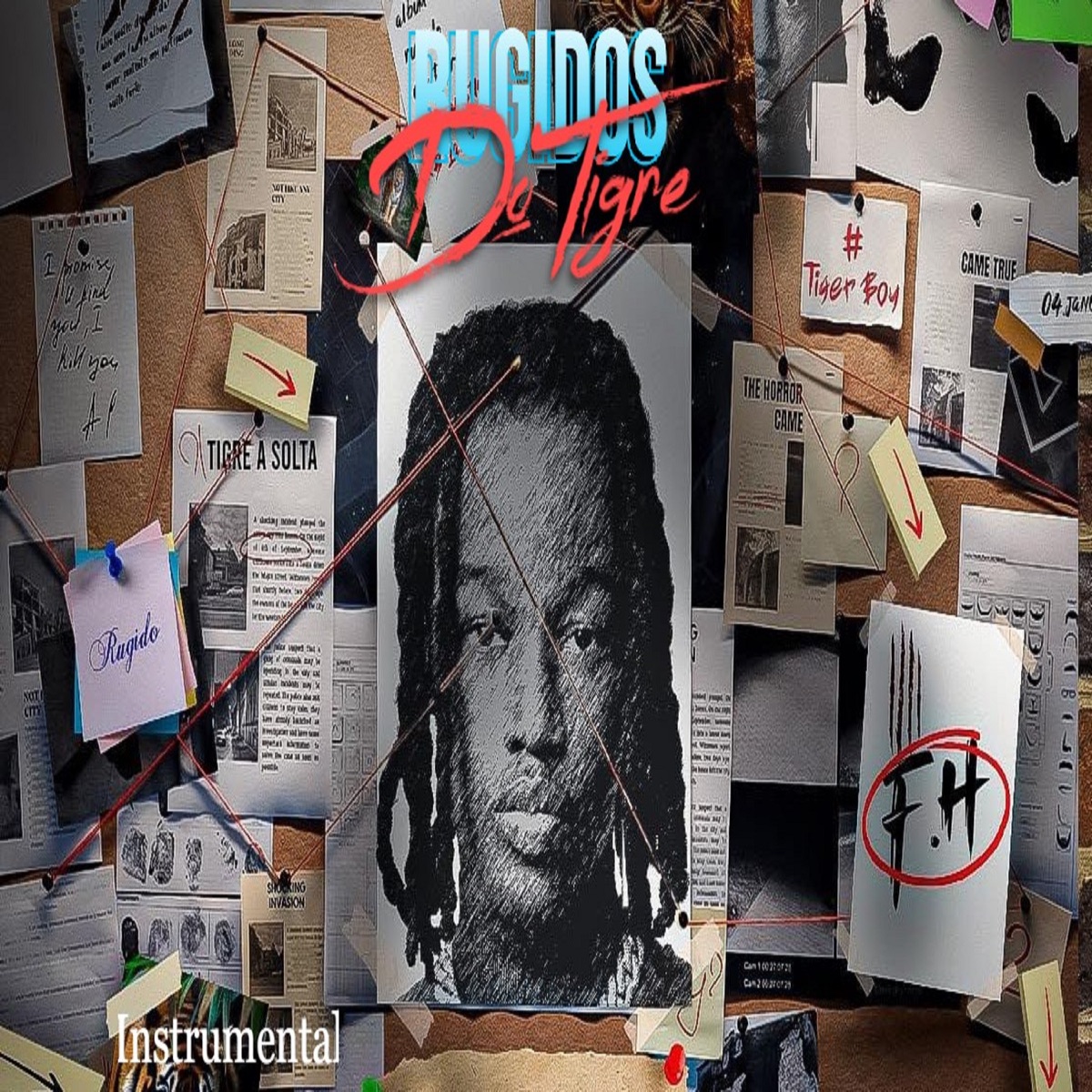 Rugidos Do Tigre (feat. Fábio Hustle) [Instrumental Tape - inspired by Fábio Hustle] by Lirio News o bloguer da banda album cover