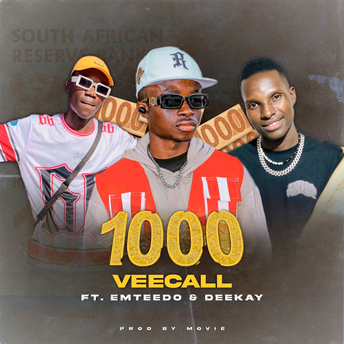 1000 (feat. Emteedo & DEEKAY) - Single by VeeCall album cover