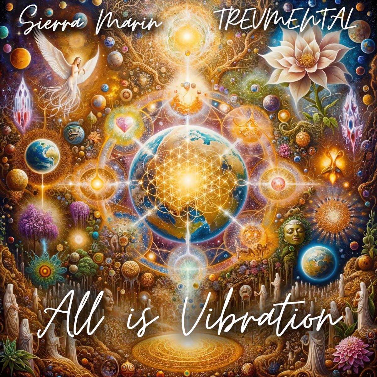 All is Vibration - Single by Sierra Marin & TREVMENTAL album cover