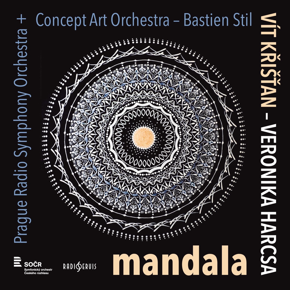 Mandala (Live) by Prague Radio Symphony Orchestra, Vít Křišťan & Bastien Stil album cover