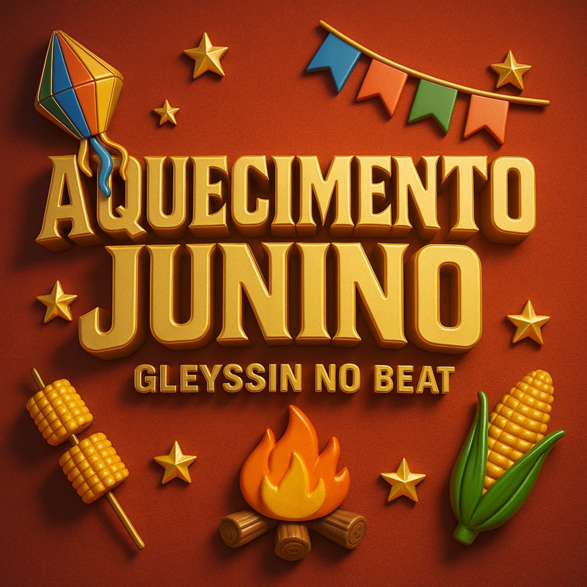 Aquecimento Junino - Single by Gleyssin No Beat album cover