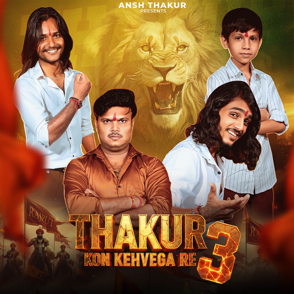 Thakur Kon Kehvega Re 3 - Single by Jeetu Raghav & Jaiveer Thakur album cover