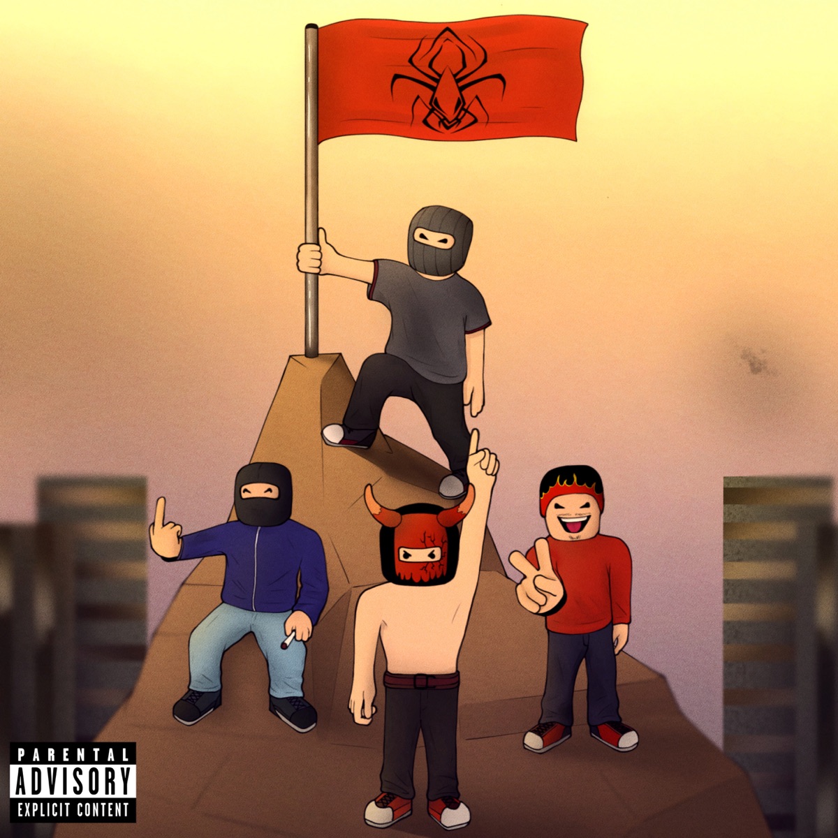 Pior Geração (feat. Bagless & Midazs) - Single by Scarlet Mob, Murisko & Stroudow album cover