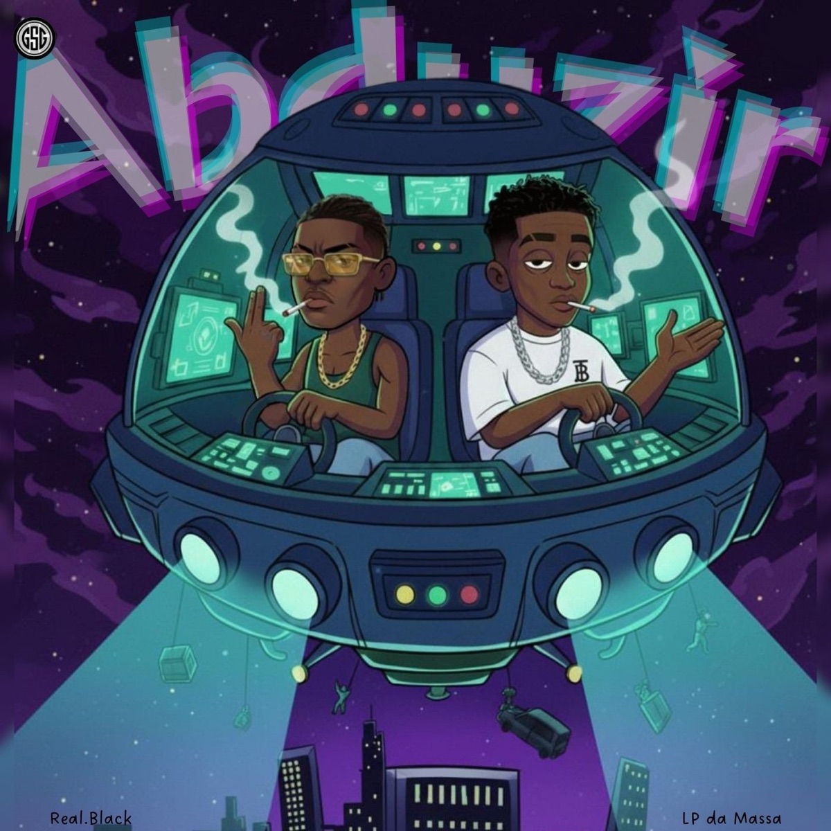 Abduzir - Single by Real.Black, LP da massa, BLACKZIN, D'arthur & GROVE REC album cover