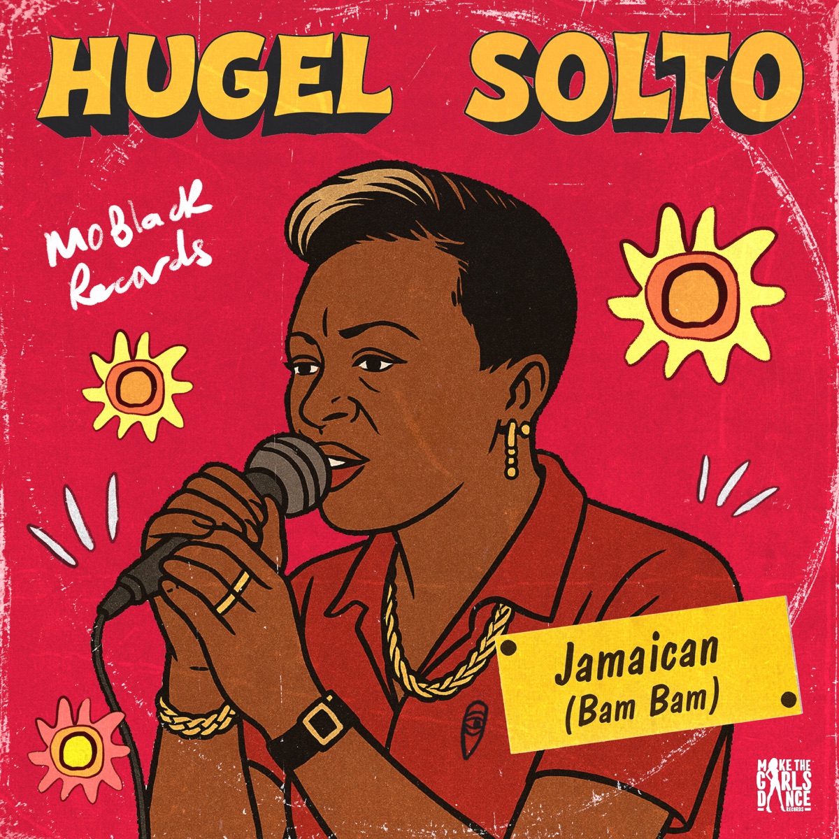 Jamaican (Bam Bam) - Single by HUGEL & SOLTO (FR) album cover