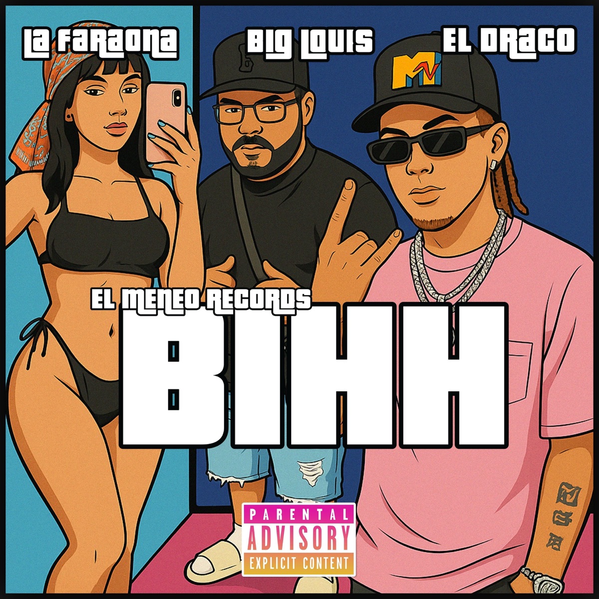 BIHH (feat. La Faraona & Alex Ordnaje el Draco) - Single by BIG LOUIS album cover