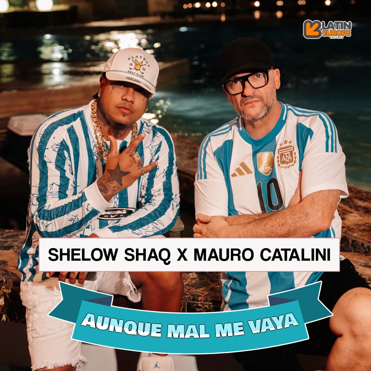 Aunque mal me vaya - Single by Shelow Shaq, Mauro Catalini & Yomal El Maestro album cover