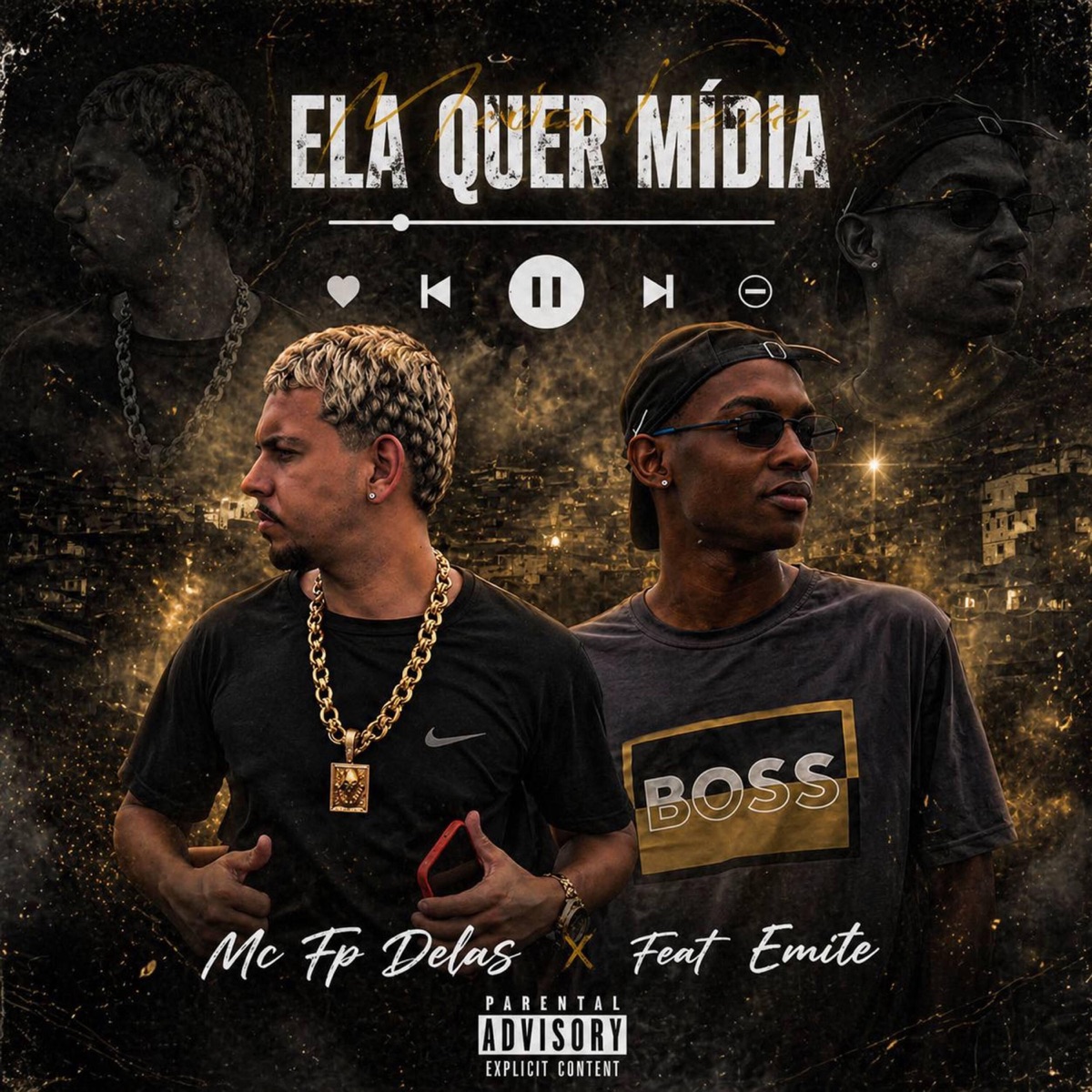 ELA QUER MÍDIA - Single by Emite Castro album cover