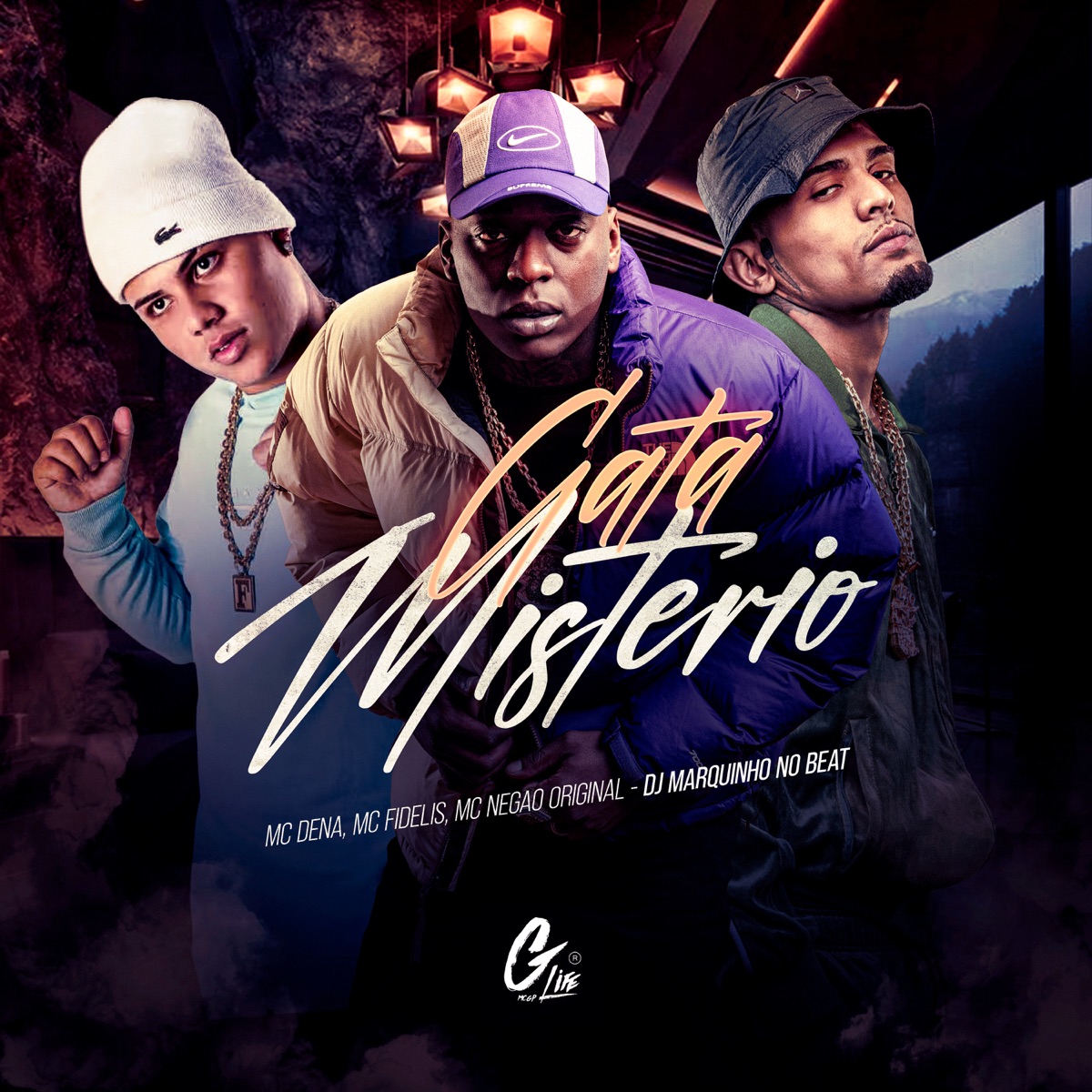 Gata Mistério - Single by Mc Dena, Mc Fidelis & Mc Negão Original album cover