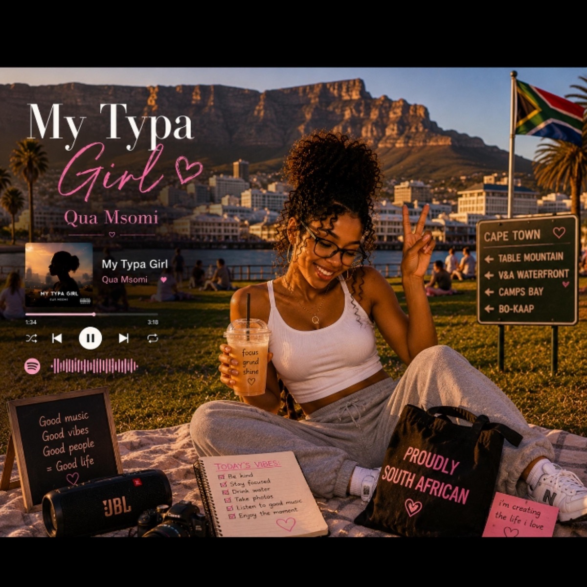 My Typa Girl (feat. SLXM! & Uneek The Freak) - Single by Qua Msomi album cover