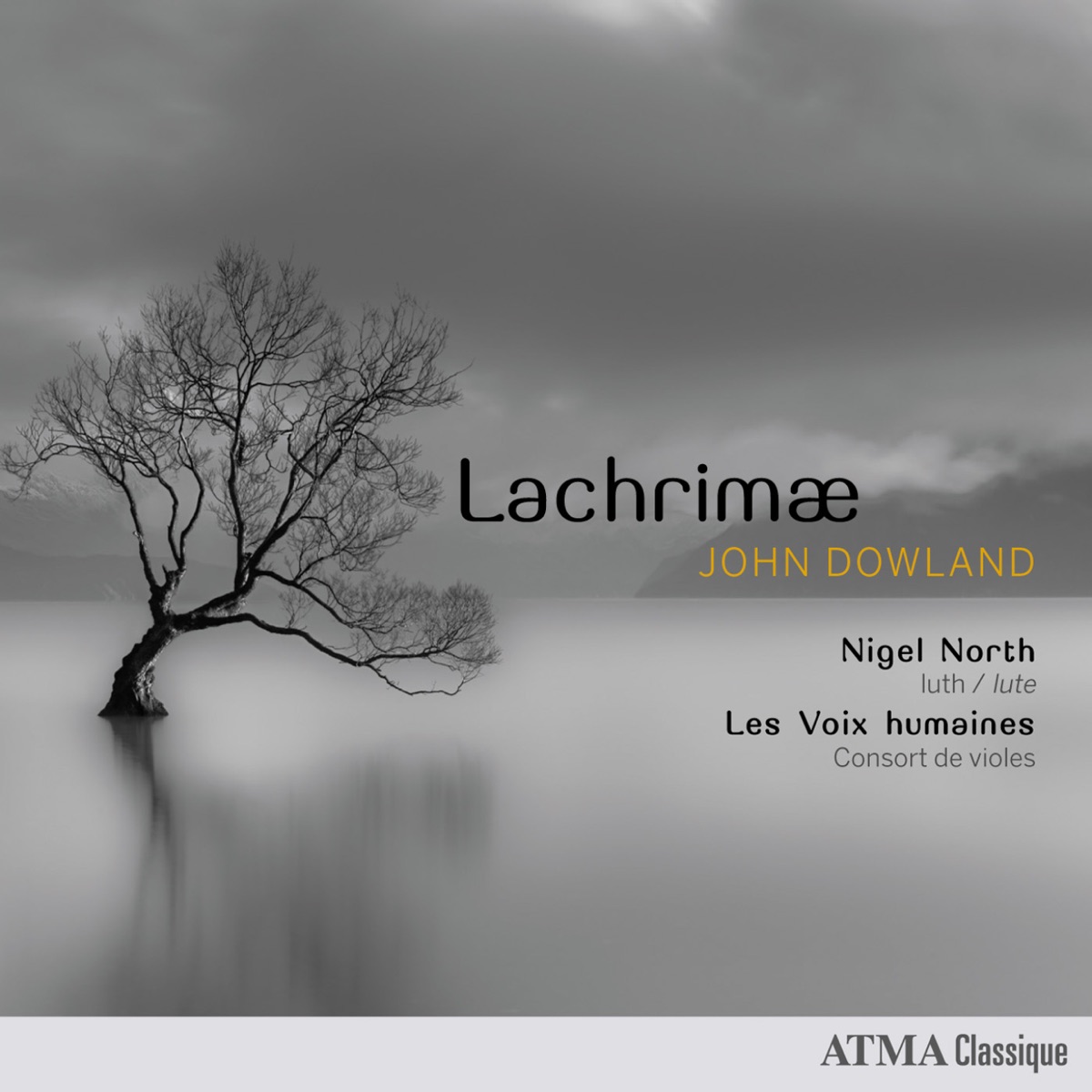 John Dowland: Lachrimae by Nigel North & Les Voix Humaines album cover