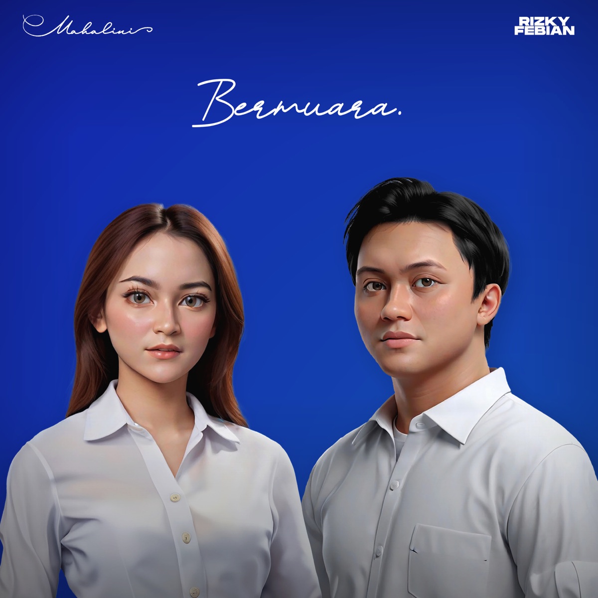 Bermuara (feat. Mahalini) - Single by Rizky Febian album cover