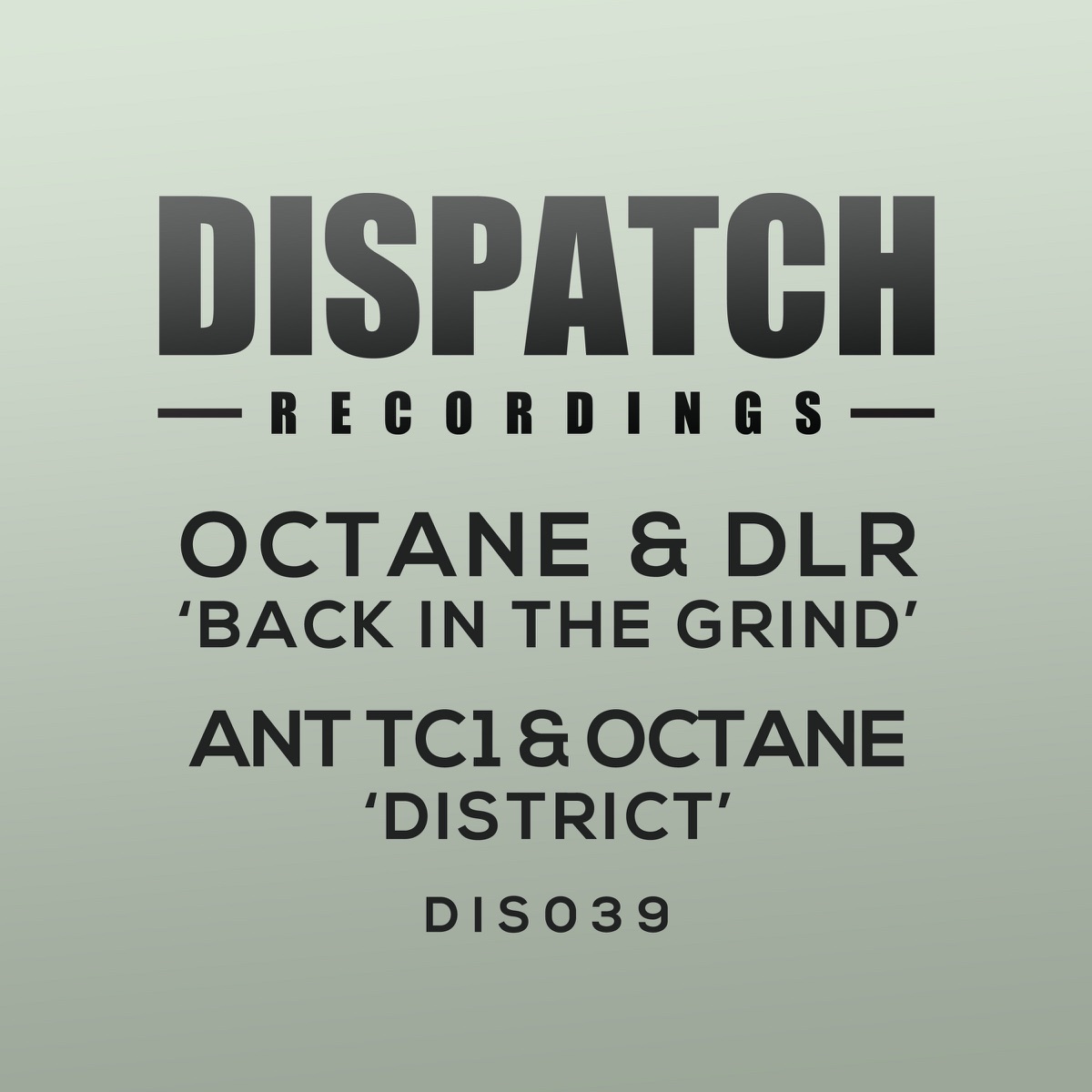 Back in the Grind / District - Single by Octane, DLR & Ant TC1 album cover