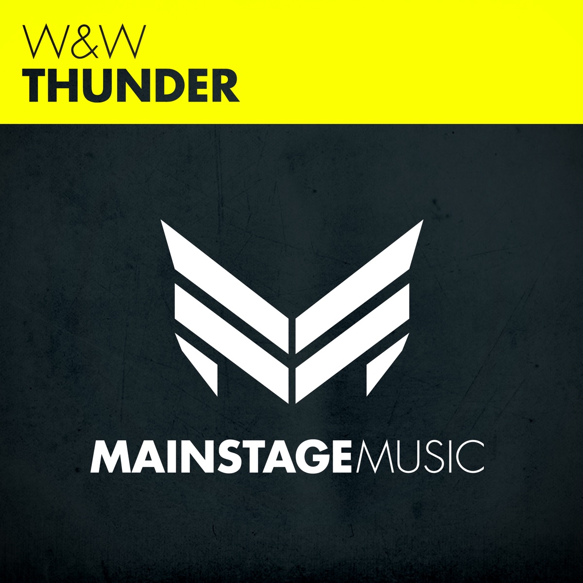 Thunder - Single by W&W album cover
