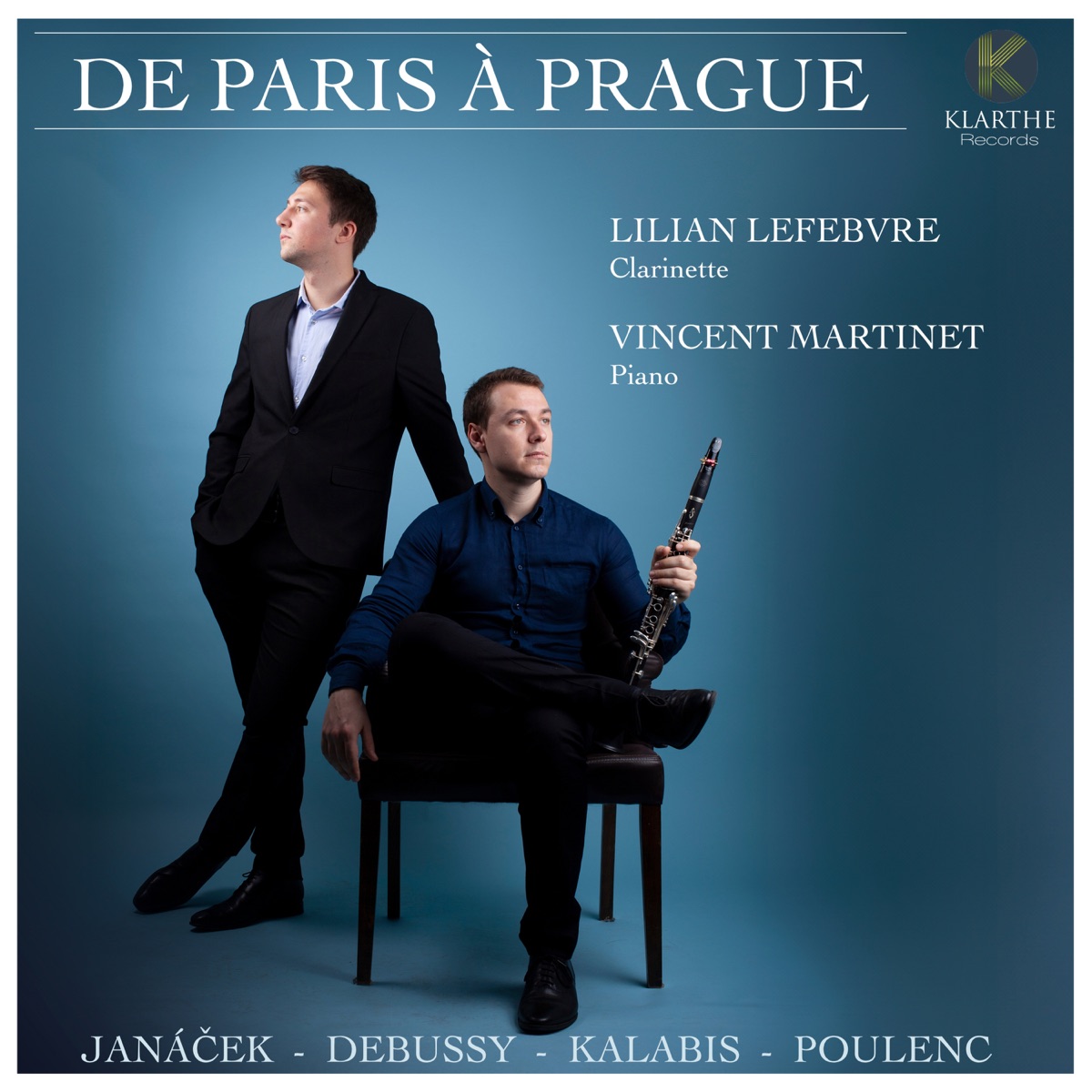 De Paris à Prague by Lilian Lefebvre & Vincent Martinet album cover