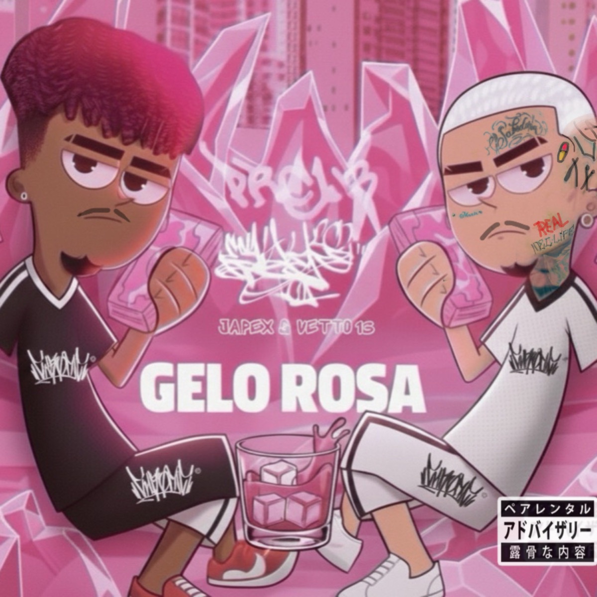 Gelo Rosa - Single by Japéx & Vetto13 album cover