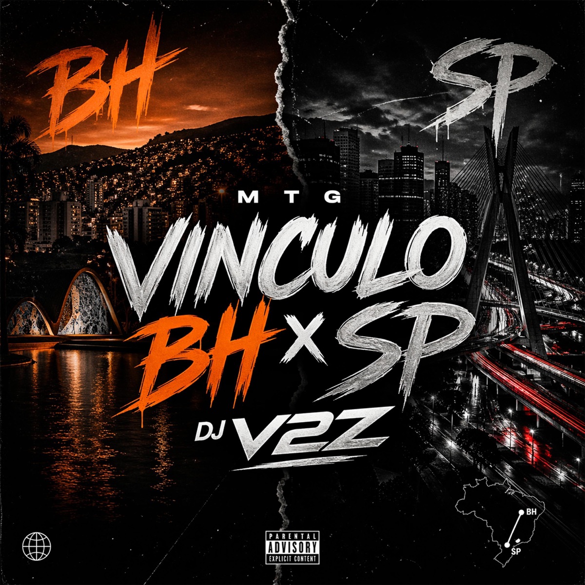 MTG VINCULO BH x SP - Single by DJ V2Z album cover