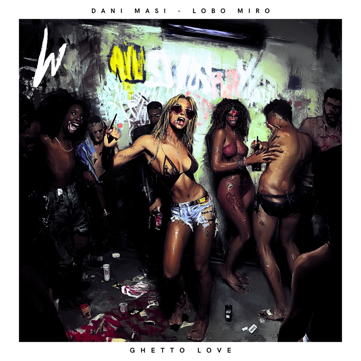 Ghetto Love - Single by Dani Masi & Lobo Miro album cover