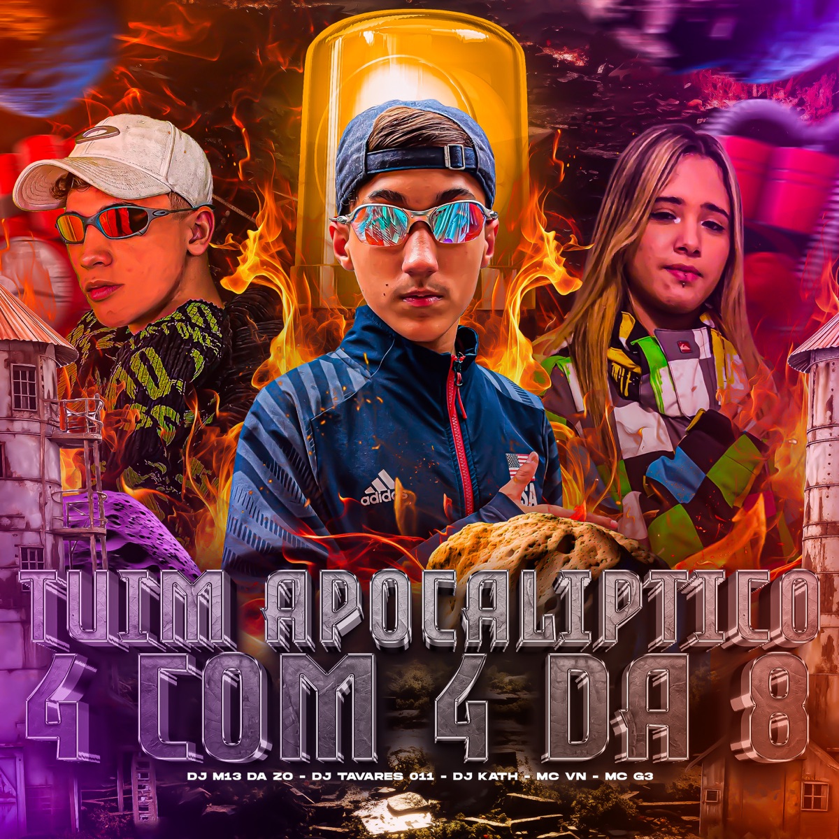 Tuim Apocaliptico 4 Com 4 da 8 - Single by DJ M13 DA ZO, DJ KATH & DJ TAVARES 011 album cover
