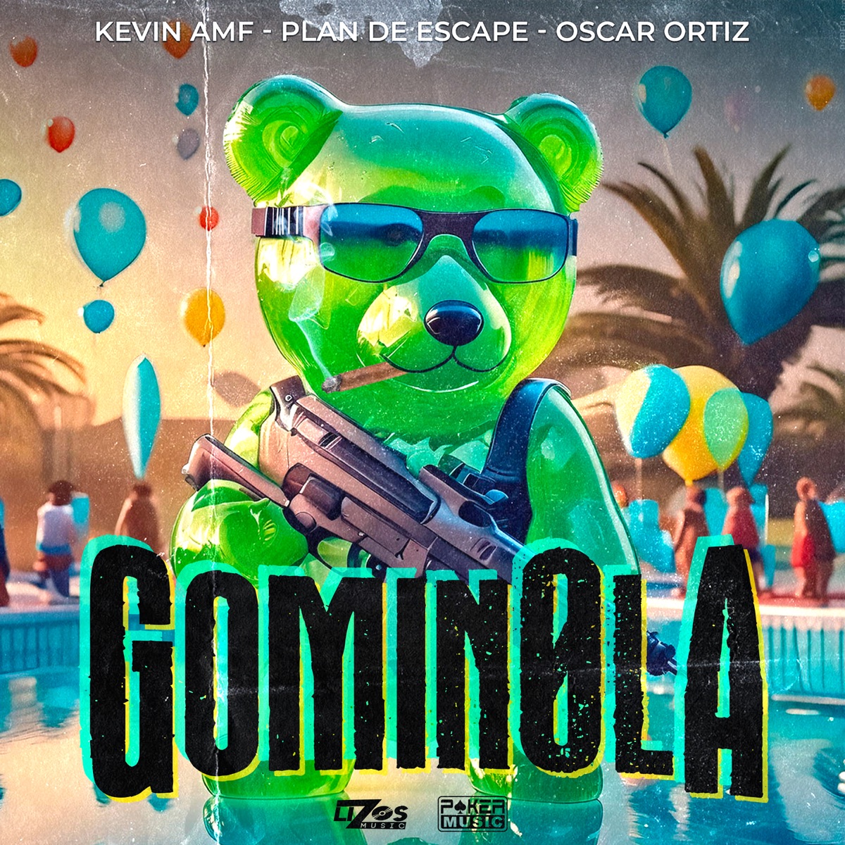 GOMIN0LA - Single by Plan de Escape, Kevin AMF & Oscar Ortiz album cover