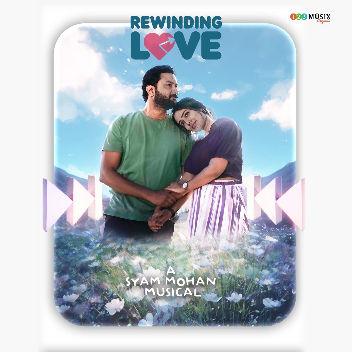 Rewinding Love - Single by Syam Mohan, K. S. Harisankar & Jyothish Kassi album cover