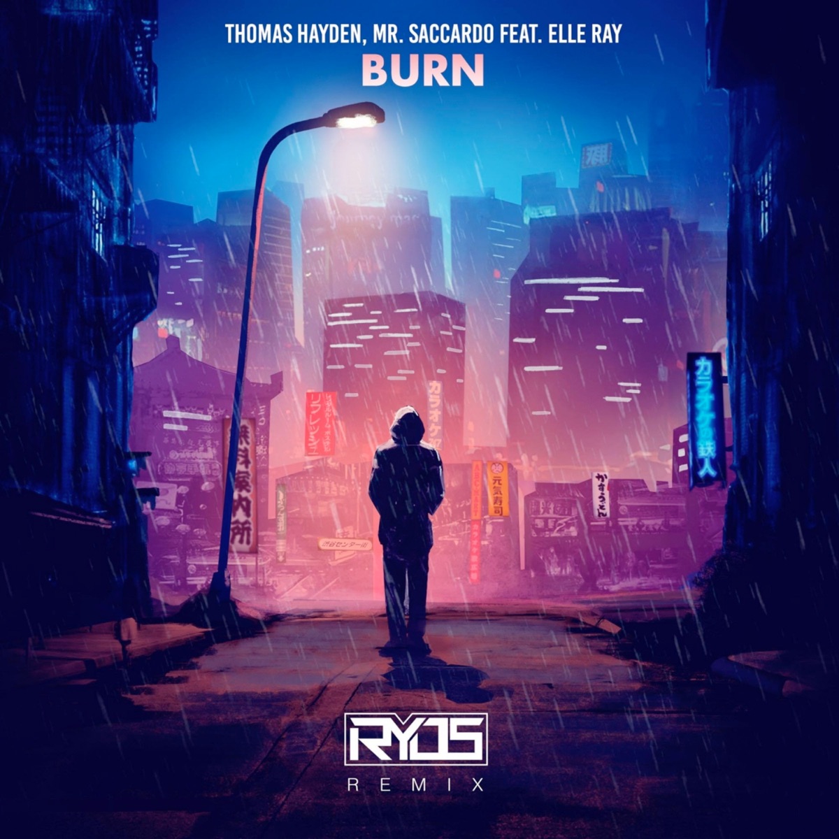 Burn (Ryos Remix) [feat. Elly Ray] - Single by Thomas Hayden & Mr. Saccardo album cover