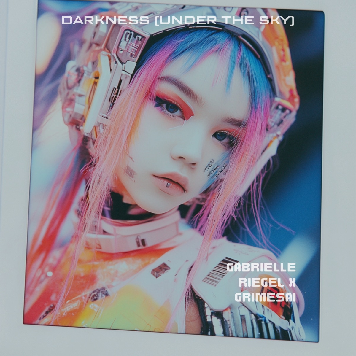 DARKNESS (UNDER THE SKY) - Single by Gabrielle Riegel & GrimesAI album cover
