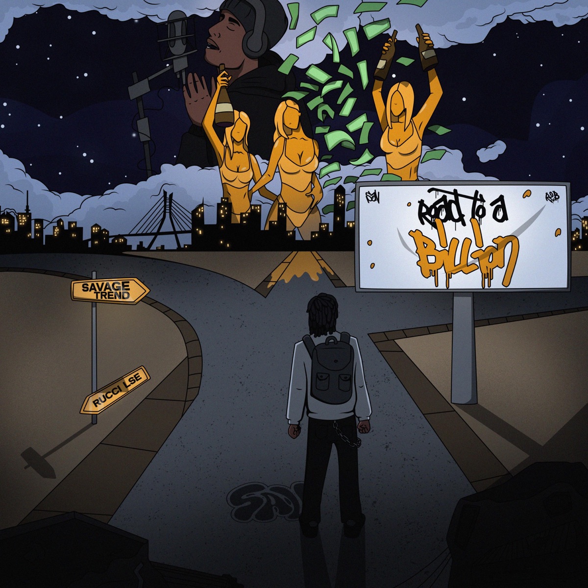 Road To A Billion (feat. Rucci LSE) - Single by Savage Trend album cover