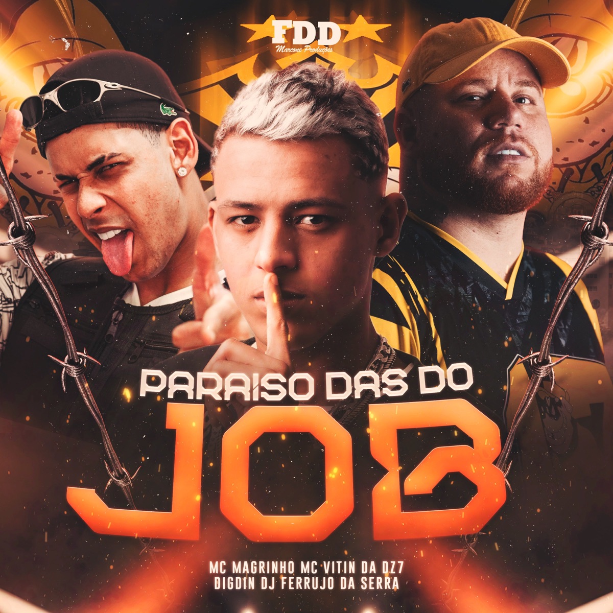 Paraiso Das Do Job (feat. Mc Magrinho) - Single by Digdin, MC VITIN DA DZ7 & DJ Ferrujo da Serra album cover