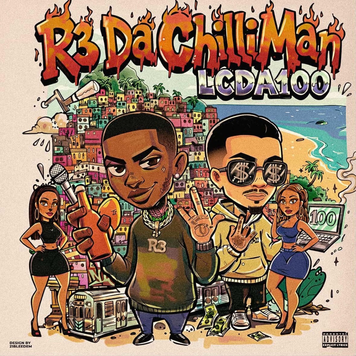 Pop It - Single by Lc da 100 album cover