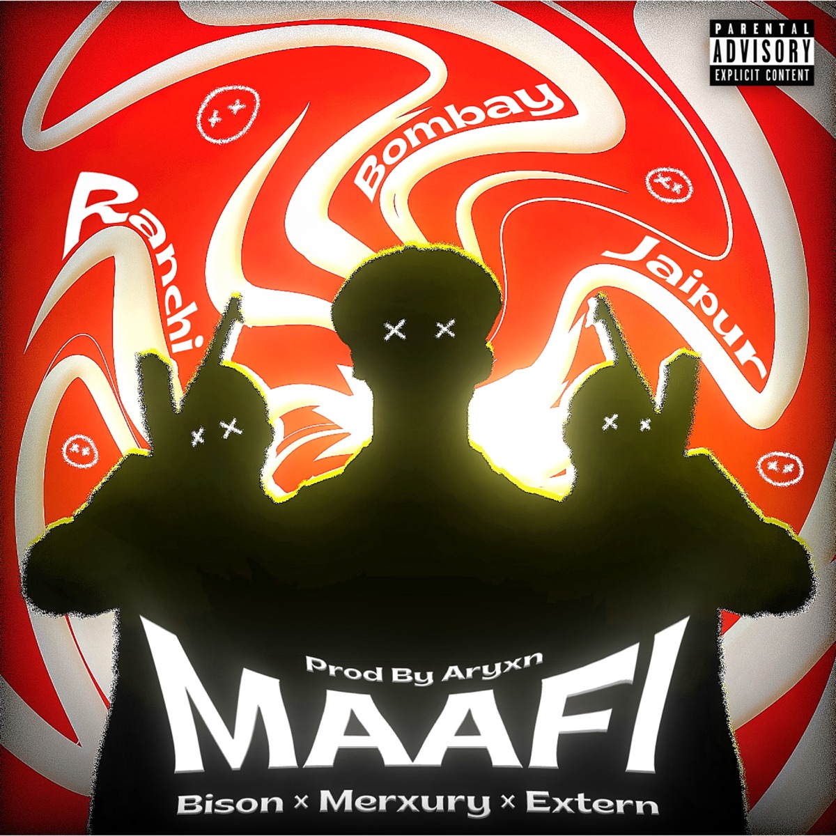 Maafi (feat. Aryxn) - Single by BISON, Extern & merxury album cover