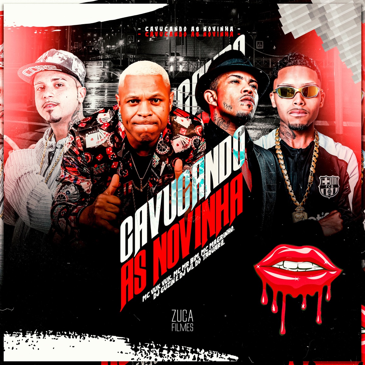 Cavucando as Novinha (feat. DJ GUZIN) - Single by Dj wl do taquaril, Mc Vuk Vuk, Mc Magrinho & Mc Mr. Bim album cover