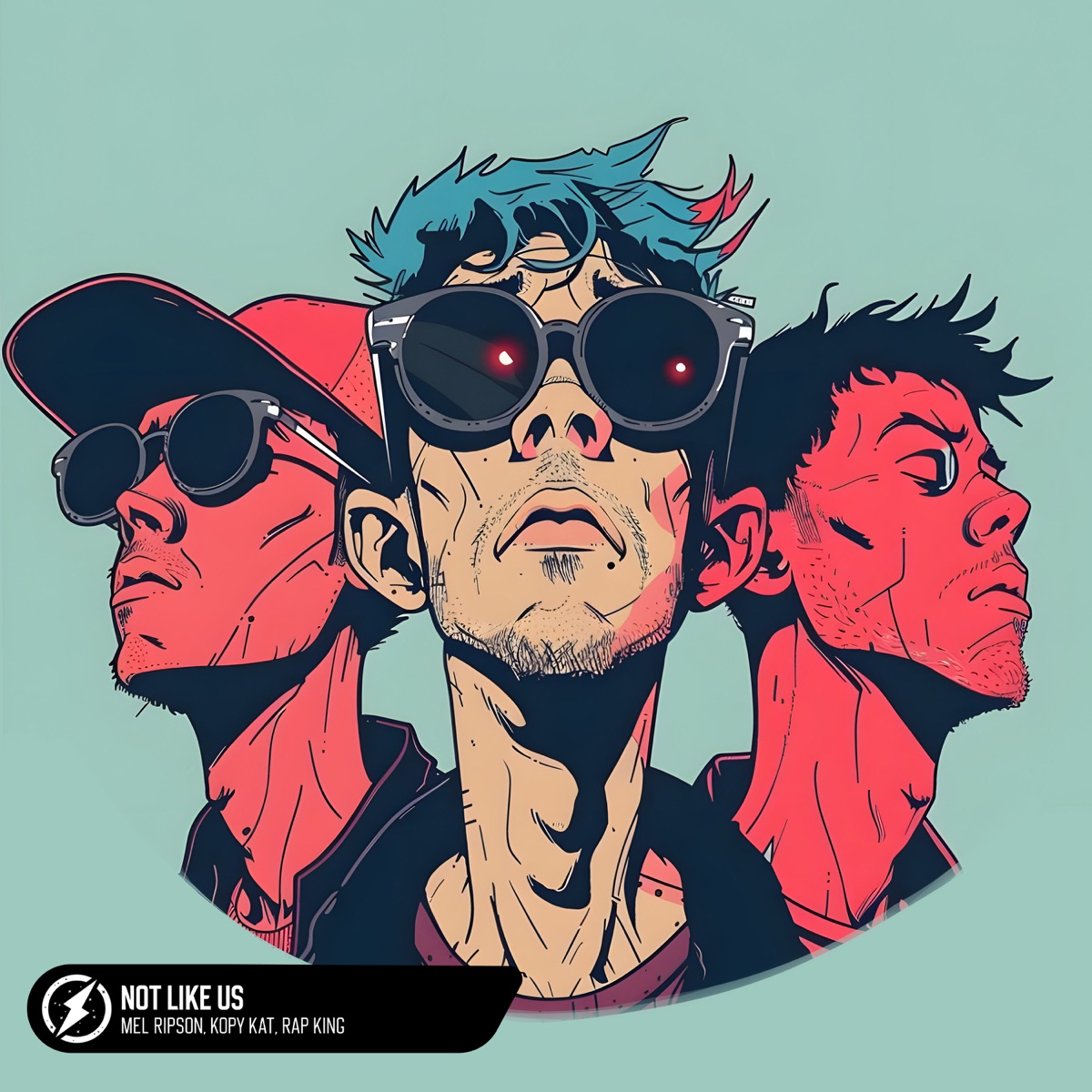Not Like Us - Single by Mel Ripson, Kopy Kat & Rap King album cover