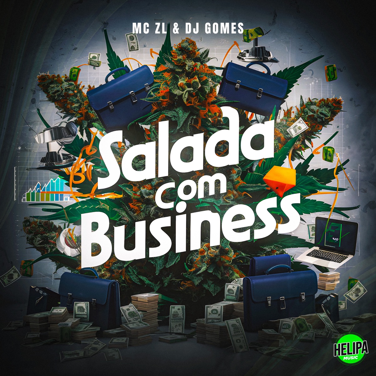 Salada Com Business - Single by Mc ZL & Dj Gomes album cover