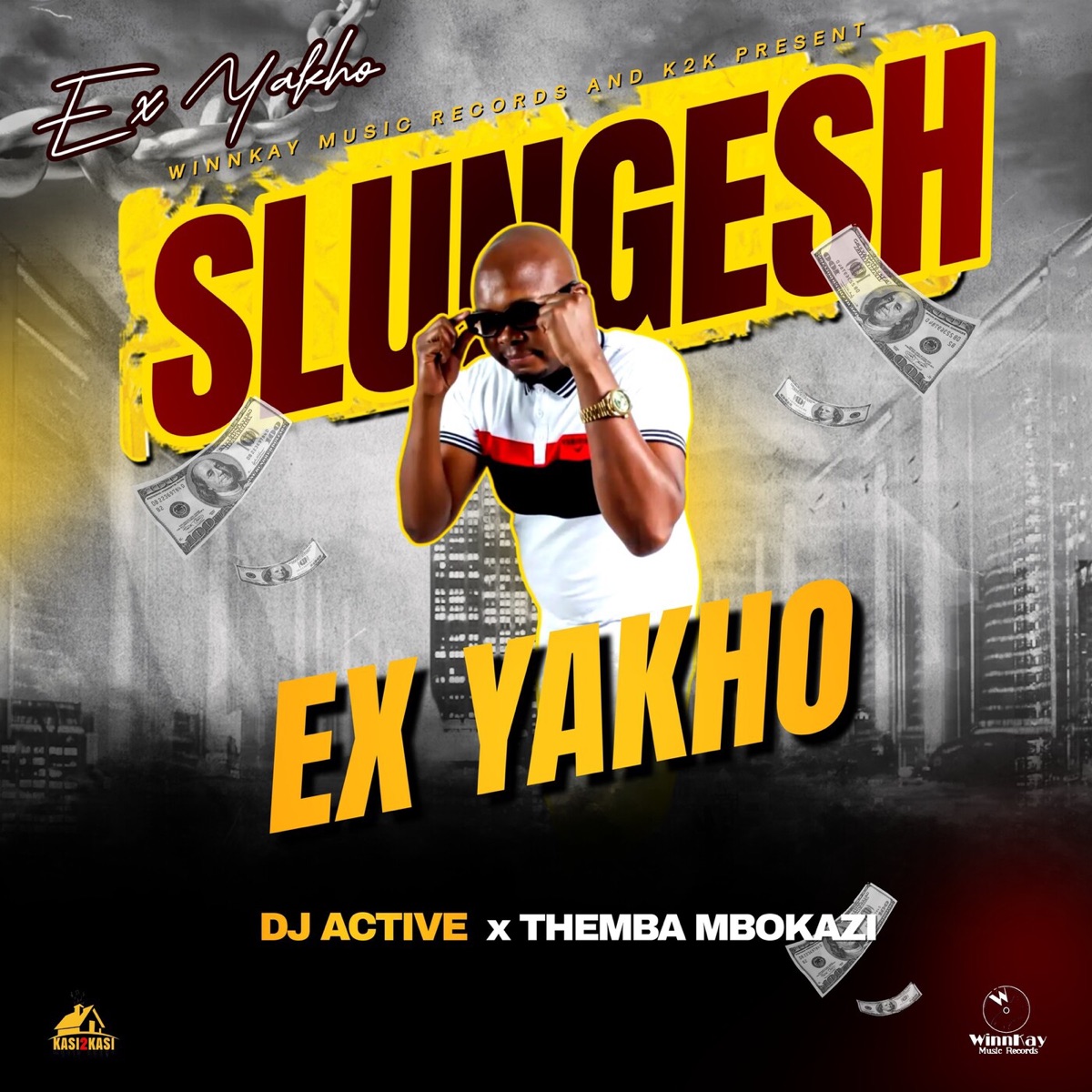 Ex Yakho - Single by Slungesh, DJ Active & Themba Mbokazi album cover
