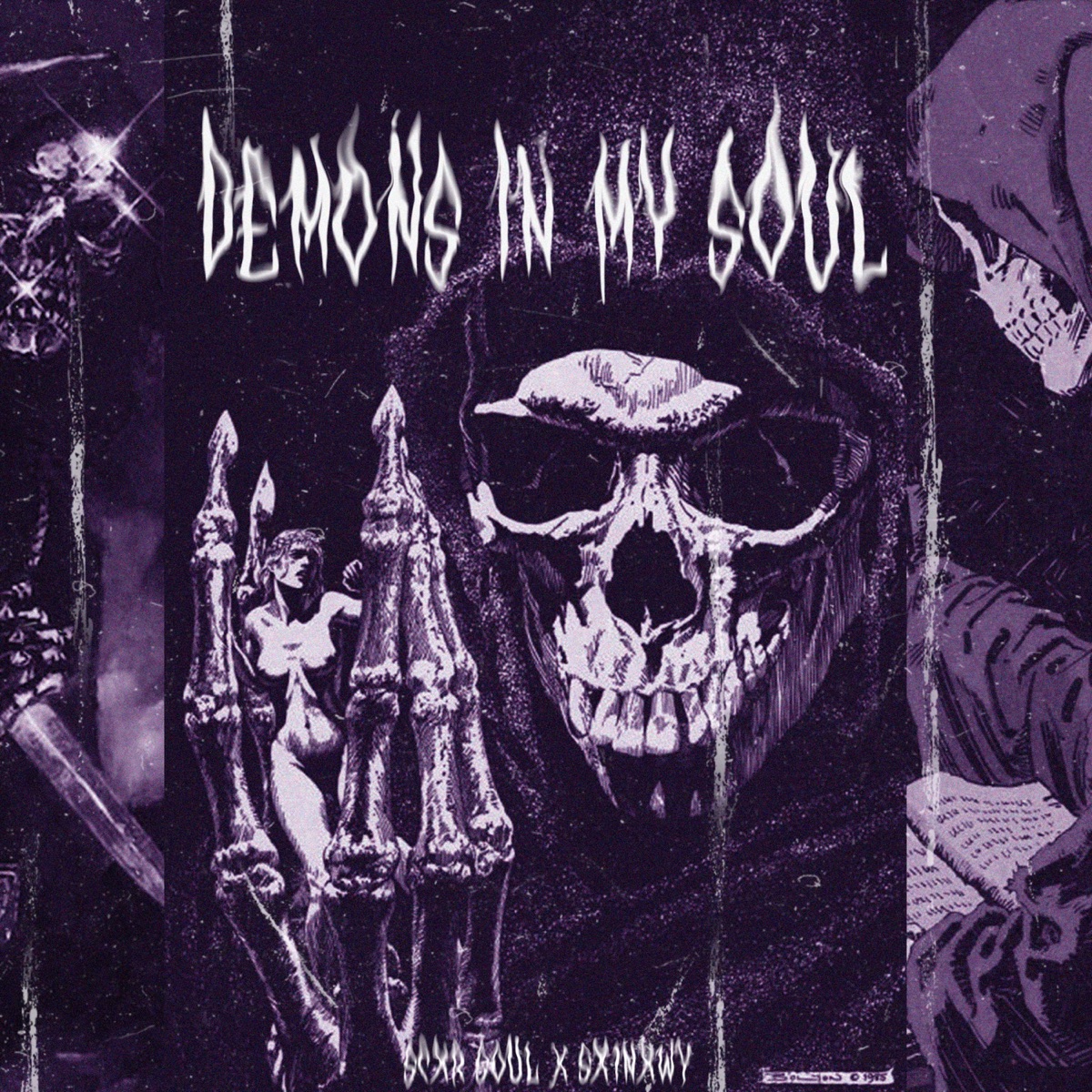 DEMONS IN MY SOUL - Single by SCXR SOUL & Sx1nxwy album cover