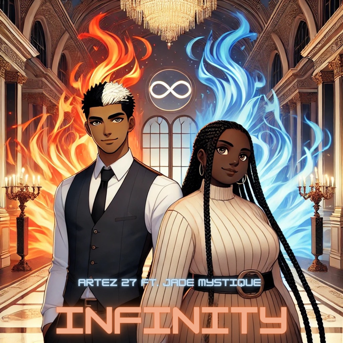Infinity (feat. Jade Mystique) - Single by Artez 27 album cover