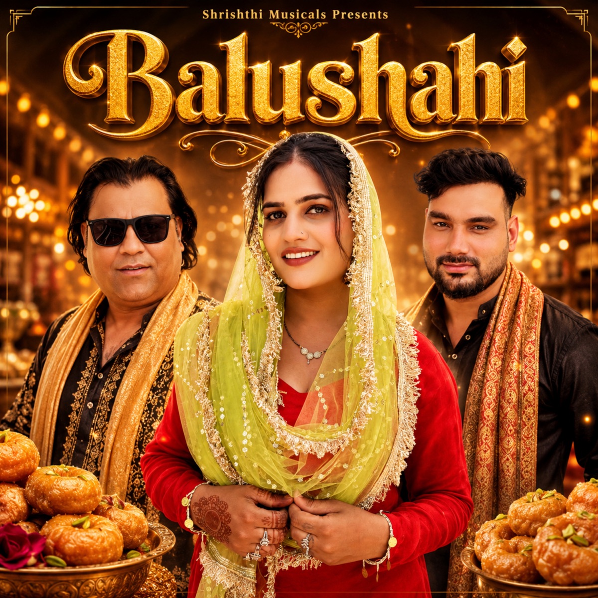 Balushahi (feat. Nitin Chamanpura & Lucky Prajapati) - Single by Mukesh Sherval & Sheela Kalsan album cover