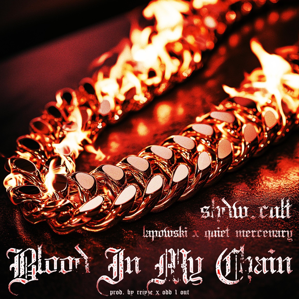 BLOOD IN MY CHAIN - Single by SHDW.CULT album cover