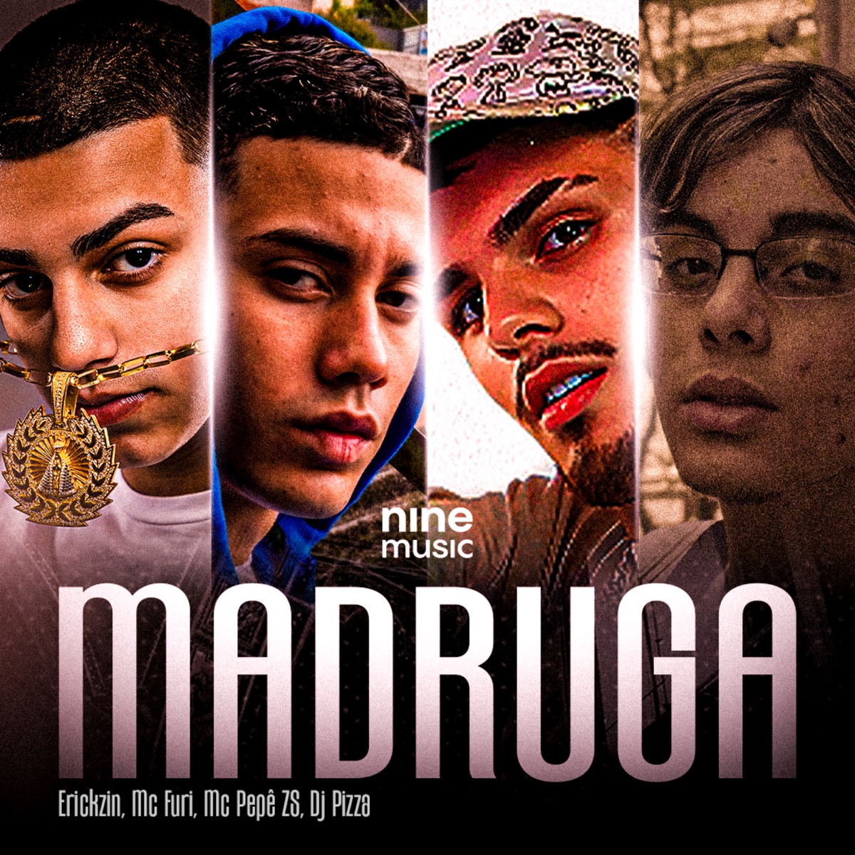 MADRUGA (feat. DjPizzaBeats) - Single by Erickzin, MC Furi SP & MC Pepê ZS album cover